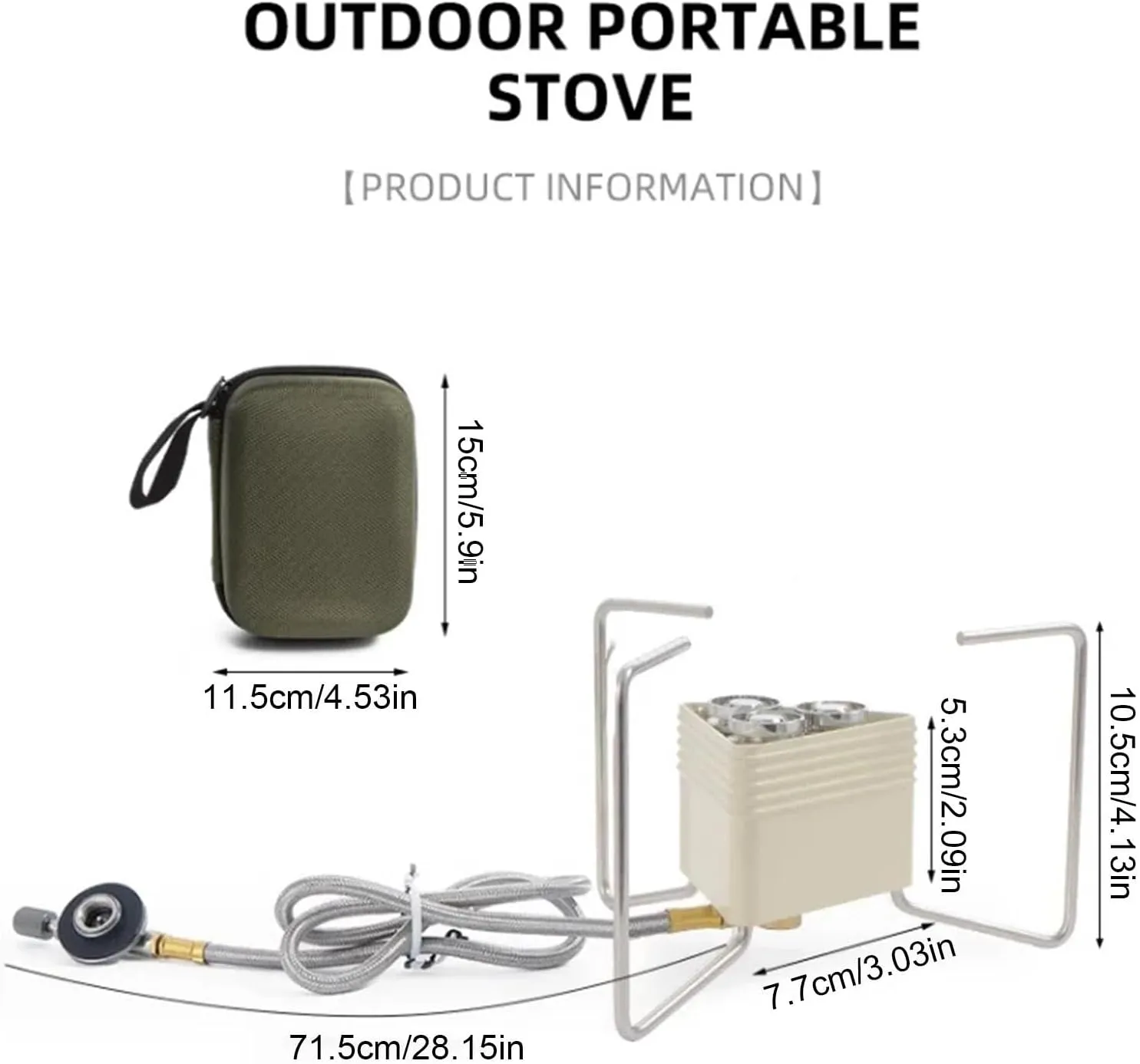 Windproof Camping Stove | Portable Backpacking Stove | Camping Stove, Wind Resistant Backpacking Stove, Portable Bbq Cooker, Outdoor Picnic Cooking Stoves, Camping Stoves for Hiking