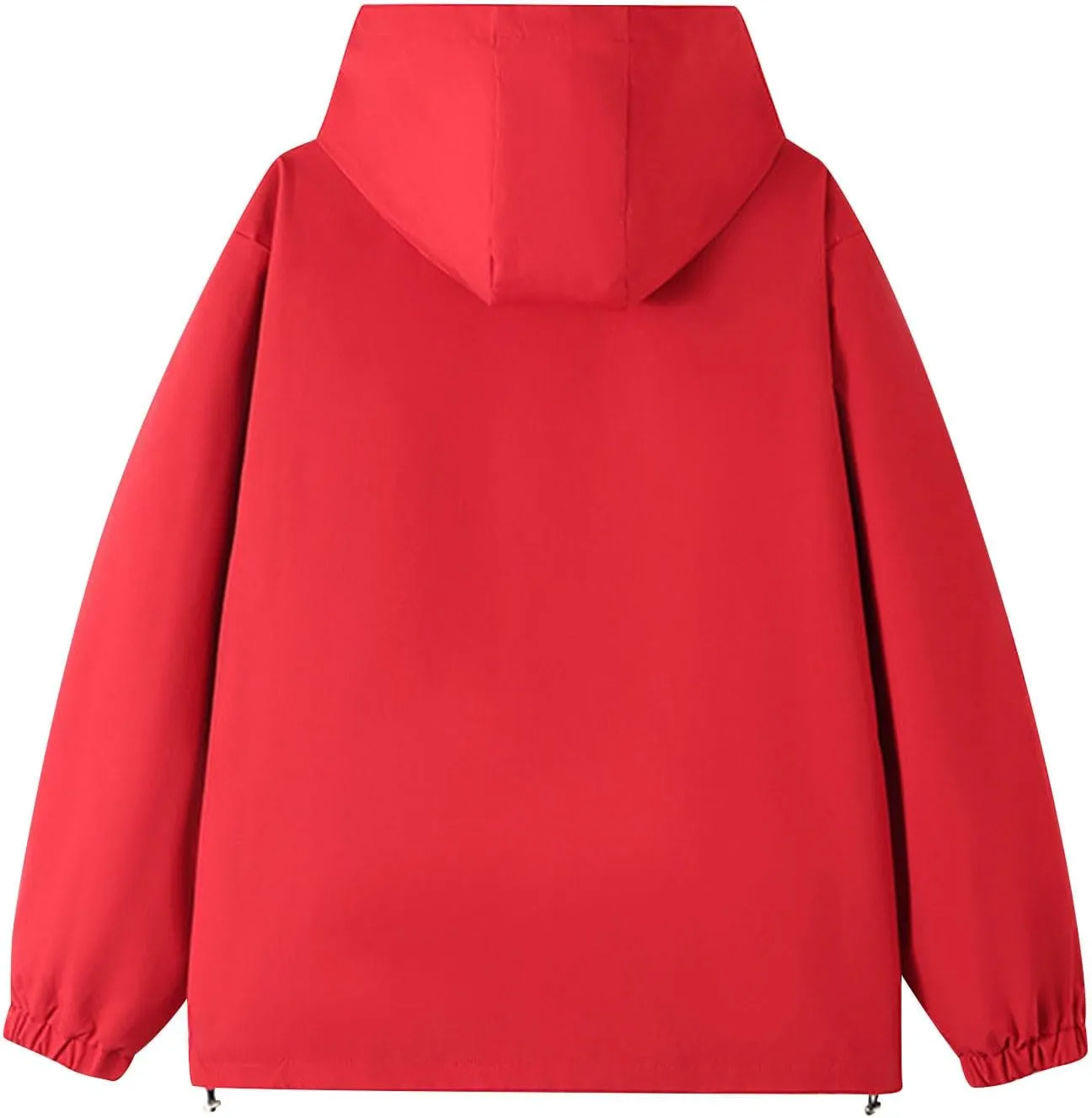 Winter Jackets for Women Oversized Hooded Solid Windproof Raincoat Zip Waterproof Softshell Jacket Women Outdoor