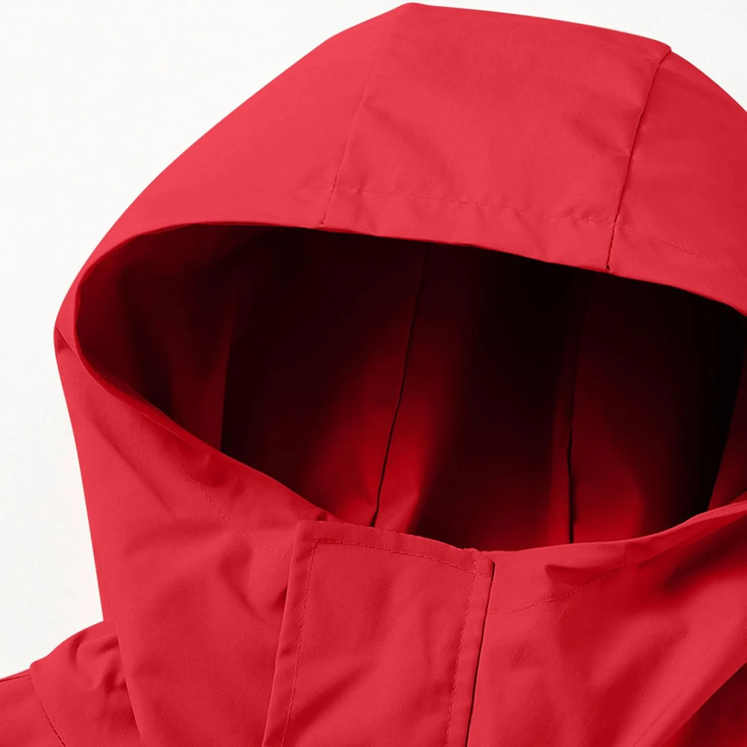 Winter Jackets for Women Oversized Hooded Solid Windproof Raincoat Zip Waterproof Softshell Jacket Women Outdoor