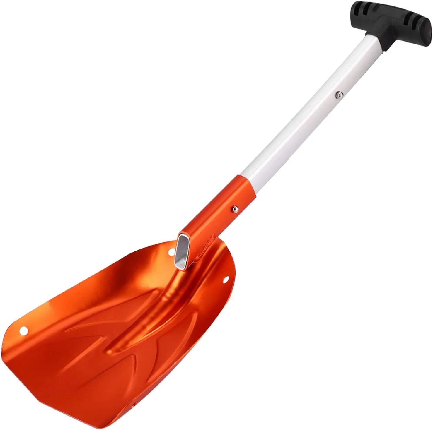 Winter Snow Ice Shovel, Winter Essential Detachable Telescopic Snow Shovel, Lightweight Aluminum Alloy for Outdoor Use,