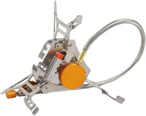 with Foldable Strong Brackets 3500W Small Size Portable Windproof Camping Gas Stove Outdoor Cooking Burner Accessory