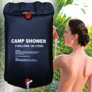 Wolph's 20L Foldable Solar Outdoor Camp Shower