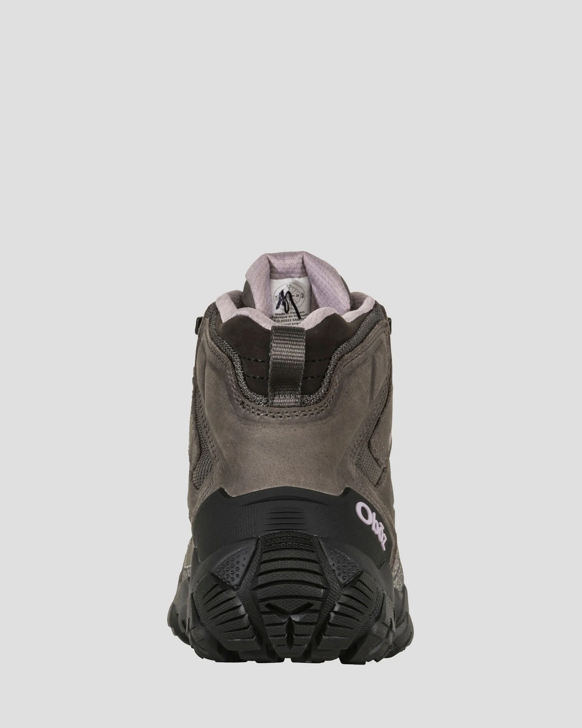 Women's Oboz Sawtooth X Mid Waterproof Hiking Boots - Wide - Charcoal