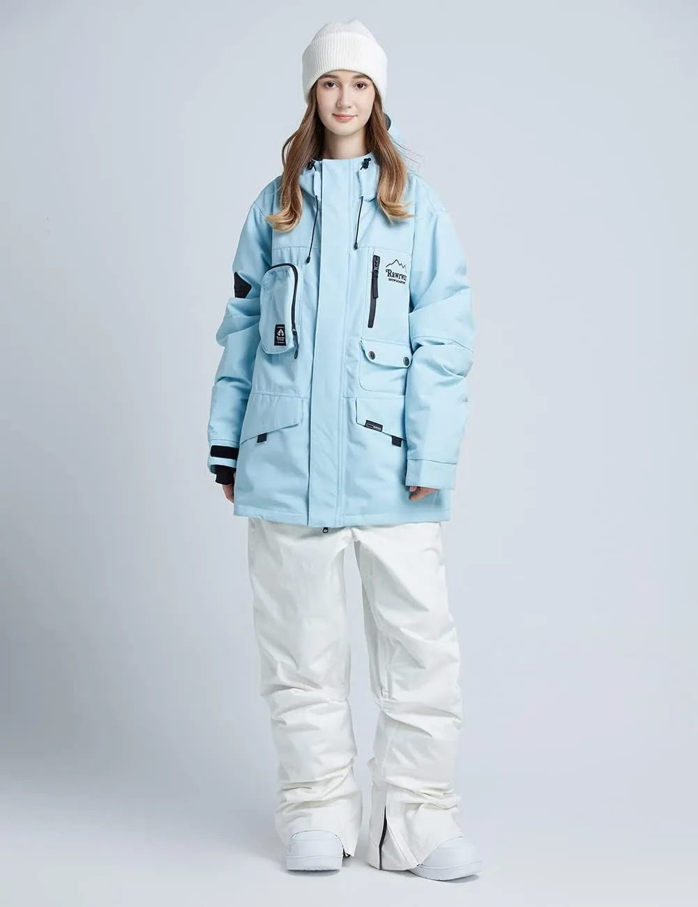 Womens Ski Jacket Waterproof Snow Jackets Winter Windproof Snowboard Jacket Coats with Hood