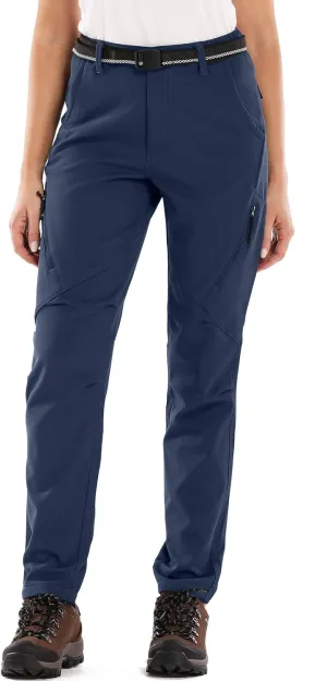 Womens Snow Pants waterproof hiking insulated Snowboard Outdoor Softshell ski Pants Zipper pockets