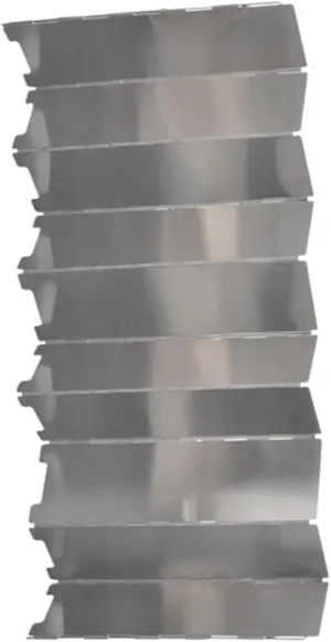YARNOW Aluminum Outdoor Stove Windscreen Folding Camping Windshield Portable Wind Deflector 10 Plates Storage Box
