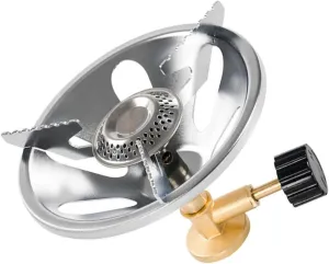 YARNOW Outdoor Gas Stove Portable Camping Stove Windproof Design Stainless Steel Burner Head