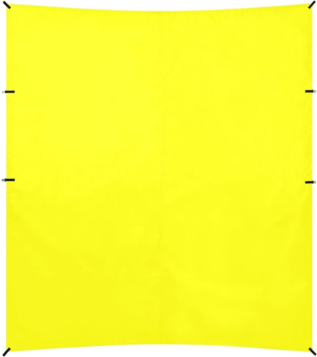 Yellow Solid Color Pure Plain Beach Tent & Canopy UPF50  Water-Resistant Sun Shelter with Sandbags and Shovel for Camping, Picnics, Backyard & Fishing