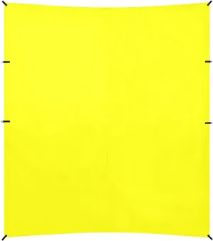 Yellow Solid Color Pure Plain Beach Tent & Canopy UPF50  Water-Resistant Sun Shelter with Sandbags and Shovel for Camping, Picnics, Backyard & Fishing