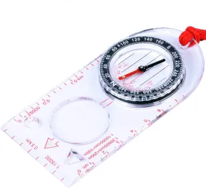 Zhong Multifunctional Map Scale Compass/Outdoors Navigation Compass for Hiking/map Drawing Compass/Orienteering Compass, kjnva-118