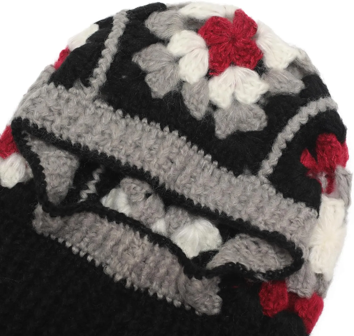 ZLYC Winter Knitted Winter Hat Windproof Hooded Scarf Balaclava Beanie Hat for Women