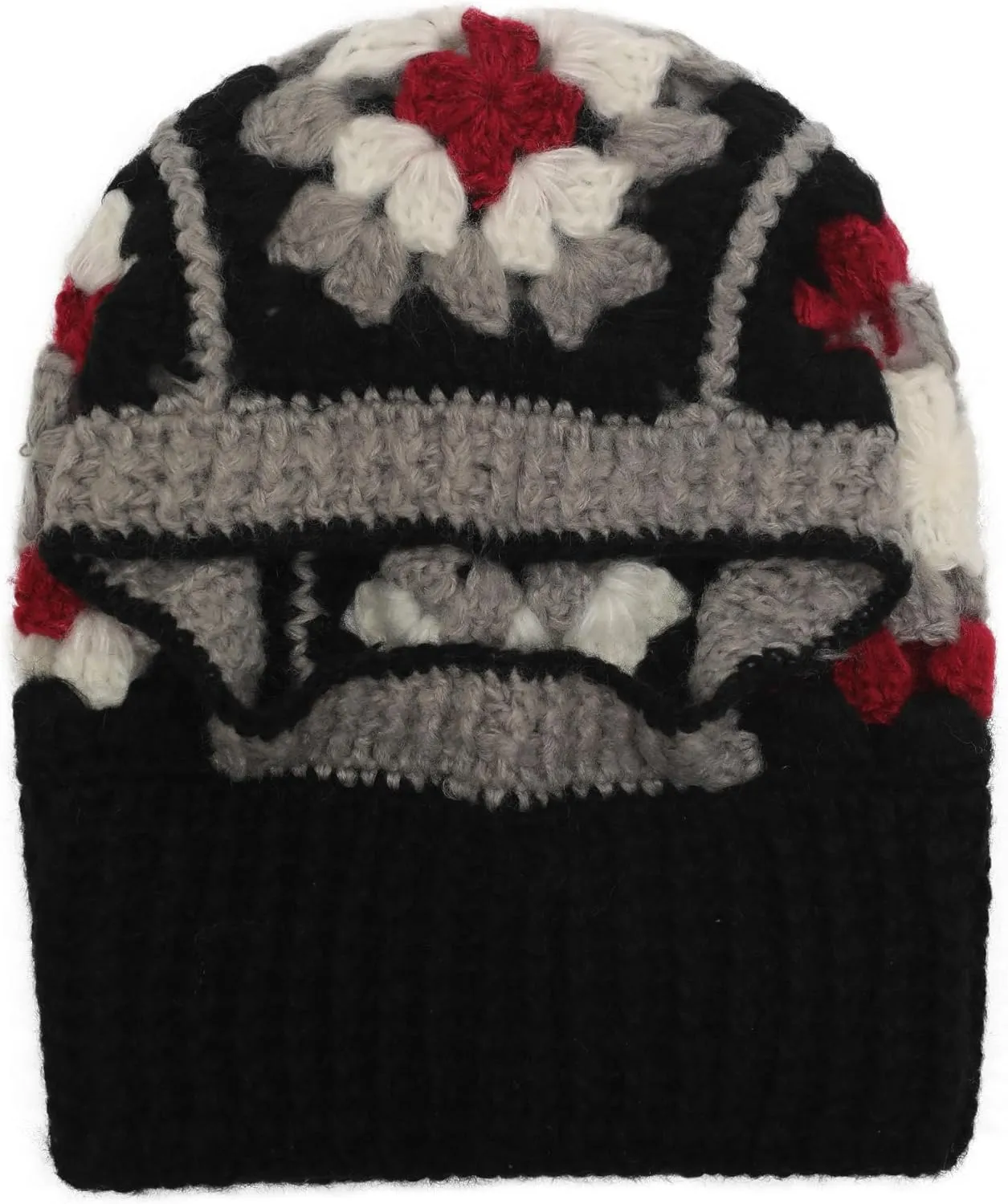 ZLYC Winter Knitted Winter Hat Windproof Hooded Scarf Balaclava Beanie Hat for Women