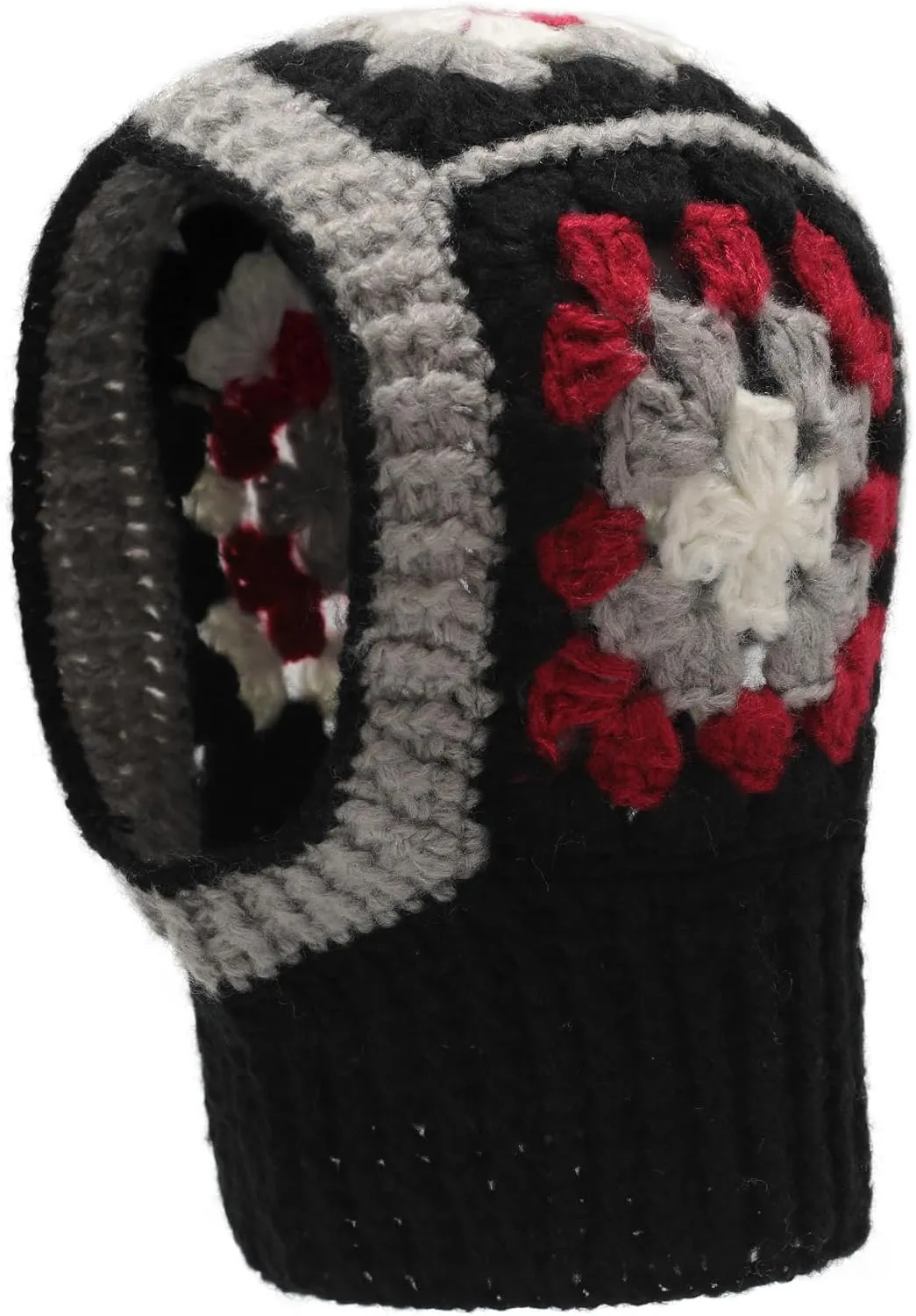 ZLYC Winter Knitted Winter Hat Windproof Hooded Scarf Balaclava Beanie Hat for Women